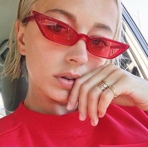 Red sunglasses